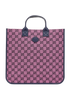 GG Kids Tote, &pound;350, Handbags, Navy/Pink, Canvas, Front view